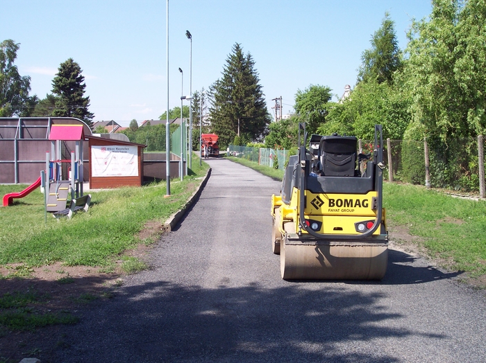 Oprava zpevněné plochy v areálu sportoviště